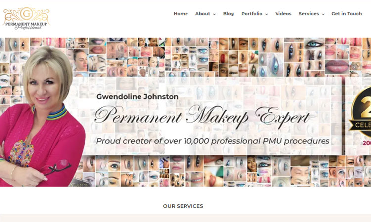 Mobile Friendly website design packages - Permanent Makeup 